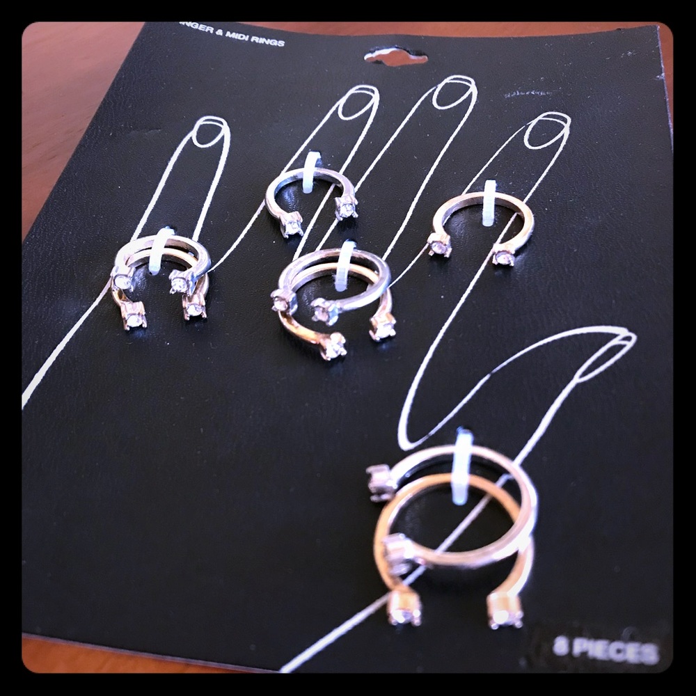 8pcs of Fancy Rings